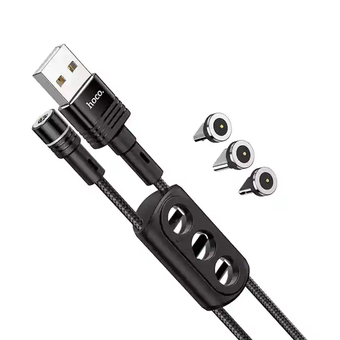 Hoco U98 Sunway 3 in 1 Multi-functional Magnetic Charging Cable